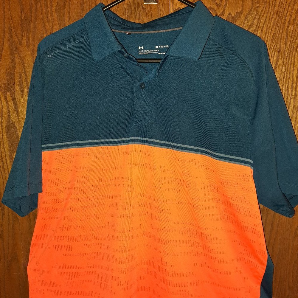 UnderArmour Threadborne Calibrate Heatgear Polo Shirt sizeXl